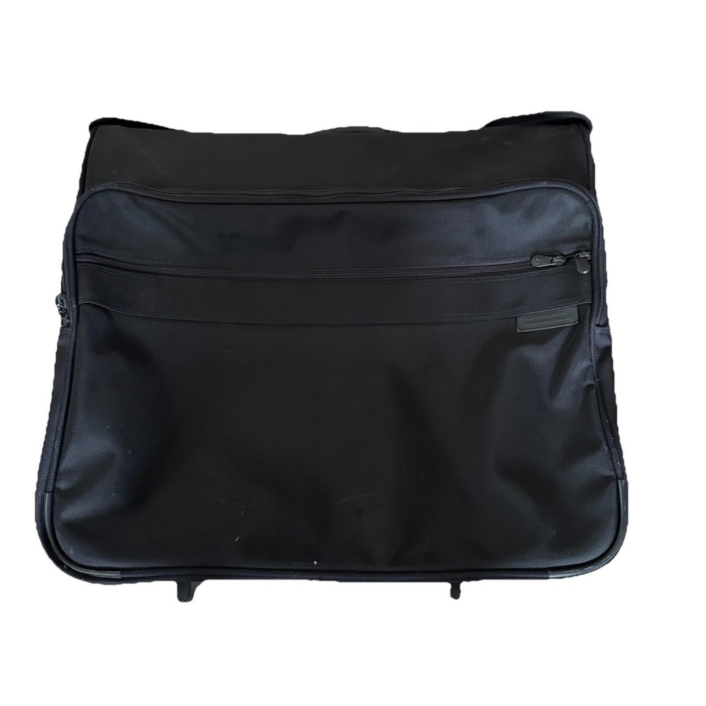 Briggs & Riley 24" U376-7 Rolling Garment Bag Lg Black Ballistic Nylon Luggage